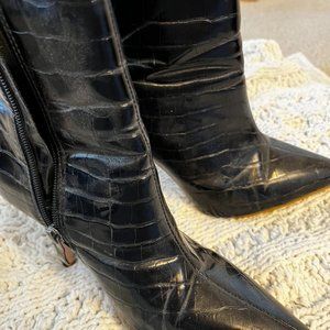 Lulu's Crocodile Boots